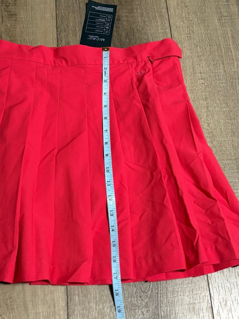 NWT J.Lindeberg Adina Skirt Size Small Pleated Red - Picture 11 of 14